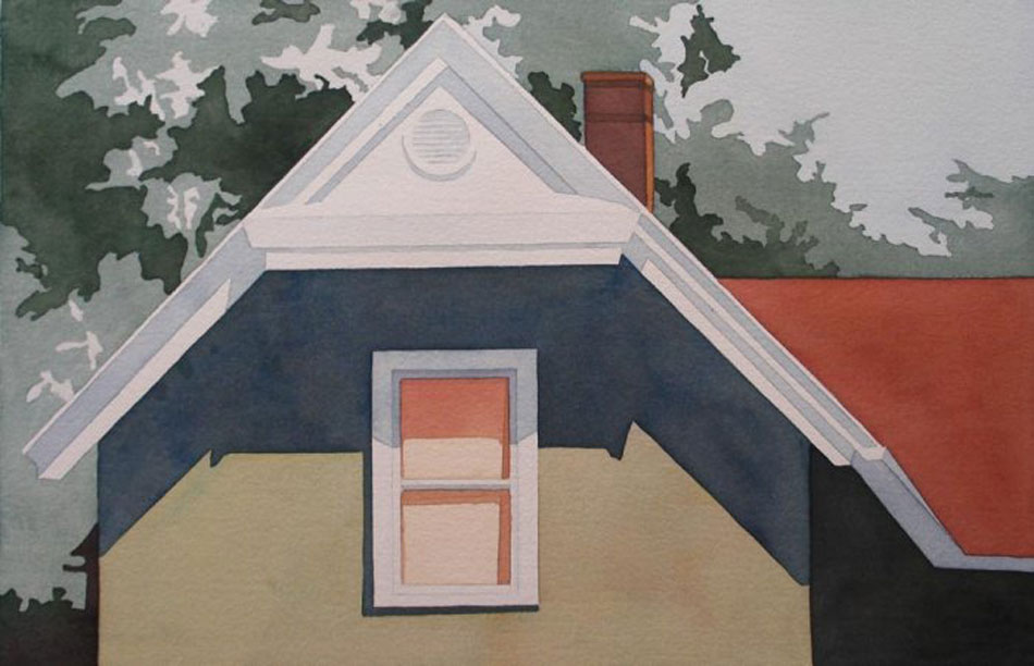 Home, Watercolor, by Judith Radtke