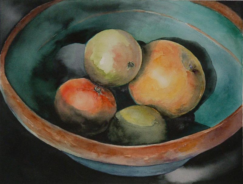 My Favorite Bowl, Watercolor, by Julia McMurray