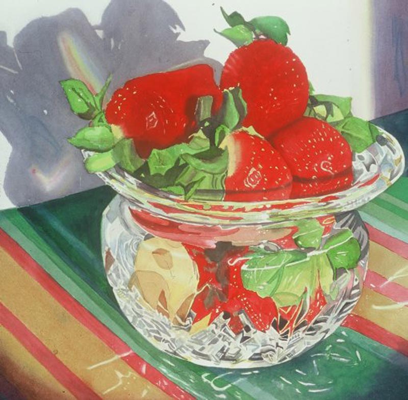 Berries in Waterford, Watercolor, by Karen Finerty